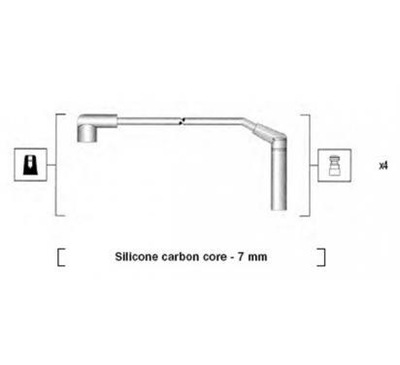 MM ПРОВОДА ZAPLONOWE MITSUBISHI COLT/GALANT