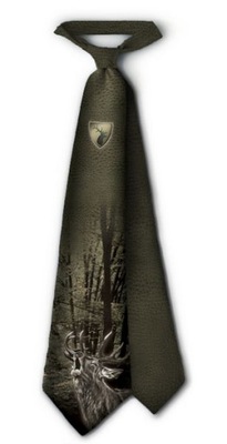 Krawat myśliwski Jeleń
