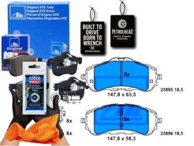 Тормозные колодки тормозные citroen berlingo peugeot 308 ii p #petrolhead pro+ kit3 фото №1
