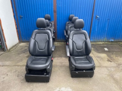 Mercedes v klasa w447 сиденья кожаный обшивки накладки пол комплект фото №1