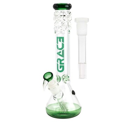 Bongo lodowe GG Grace Glass Pearl Glass Green 40cm 29,2mm