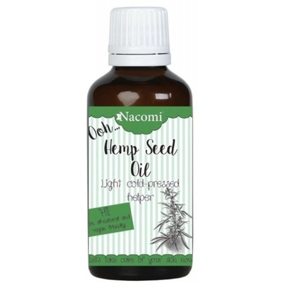 Nacomi Hemp Seed Oil Zimnotłoczony Olej konopny 30ml