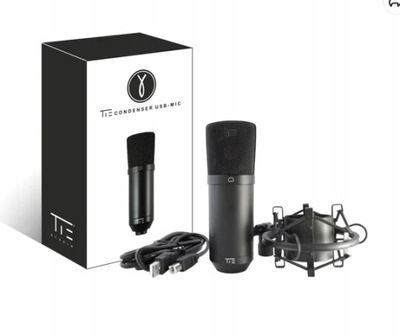 Mikrofon pojemnościowy studyjny Tie Mic USB