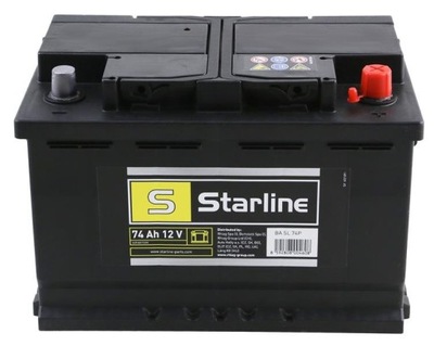 BASL74P STARLINE AKUMULIATORIUS 74AH/680A +P 12V 