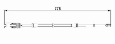 SENSOR KLOCK. HAMULC. BMW 3 E36 PARTE DELANTERA  