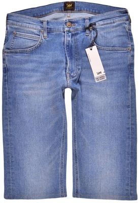 LEE spodenki SLIM regular BLUE jeans RIDER SHORT _ W33