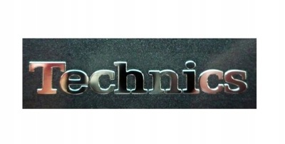 Naklejka Technics Logo Metal Edition 50x12 mm 402