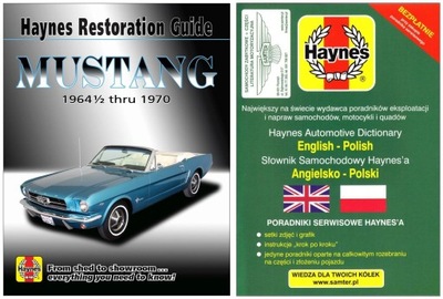 FORD MUSTANG (1964-1970) PORADNIK MANUAL RESTAURACJI HAYNES +GRATIS 24H  