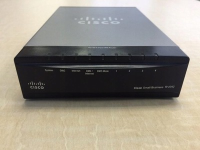 Router przewodowy Cisco RV042 10/100 VPN Firewall