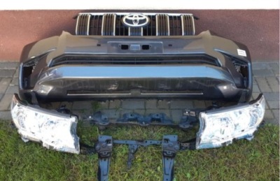 Toyota land cruiser vii 150 lift 2017- бампер перед + лампы фото №1