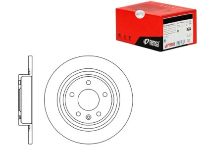Тормозные диски тормозные 2szt vauxhall astra mk vi 1.7 cdt фото №1