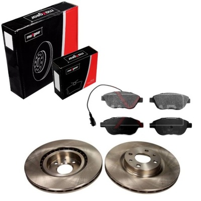 Гальмівні диски+ гальмівні колодки перед abarth 500/595/695 1.4 2008- фото №1