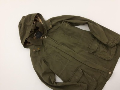 NEW LOOK postarzana KURTKA PARKA z kapturem KHAKI _ 38