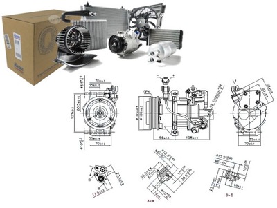Компрессор кондиционера mitsubishi colt vi 1.3 z3_ фото №1