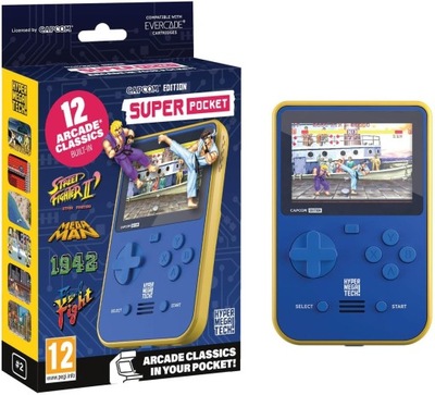 Konsola retro HYPER MEGA TECH! Super Pocket Capcom Edition