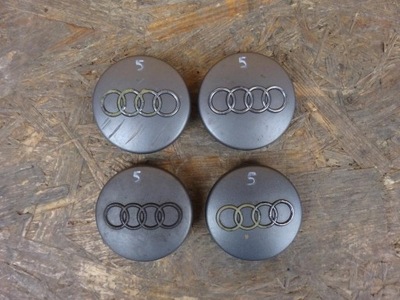 AUDI A3 8P A4 B7 A6 C5 TAPACUBOS DISCOS JUEGO ORIGINAL OEM 4B0601170 