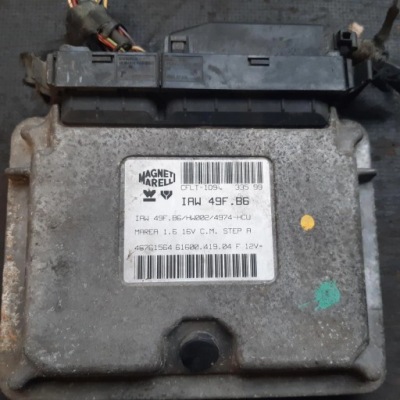 Fiat marea бортовой компьютер блок управления двигателя iaw49fb6 фото №1