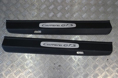 Porsche 991 lift gts накладки декоративні порогові фото №1