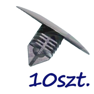 Кліпси штифти підкрилок оббивка dacia renault x10 фото №1