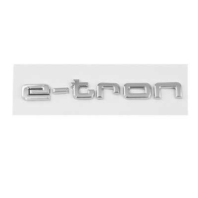 INSCRIPCIÓN EMBLEMA PARTE TRASERA AUDI E-TRON A4 A5 A6 TT S4 S5 S6 S7 Q5 Q7 Q8 10.5X1.1CM  