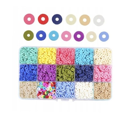 Polymer clay spacer beads