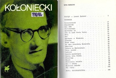 POEZJE WYBRANE Roman Kołoniecki