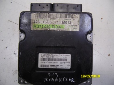 Бортовий комп'ютер mercedes w203 lift 1.8 2711532291 фото №1