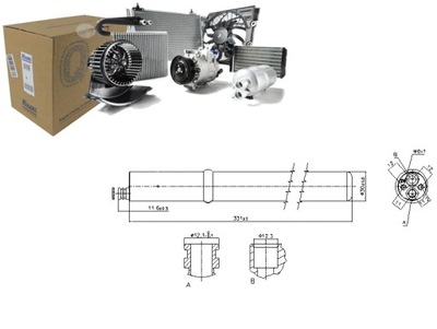 DESHUMECTADOR DE ACONDICIONADOR VW PASSAT ALLTRACK B7 PASSAT B7 2.0D  