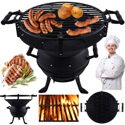 GRILL ŻELIWNY BECZKOWY MG630 MASTER