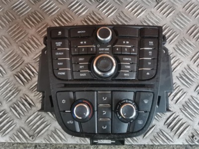 Панель кондиционера радио astra j iv 12-15 13360093 13435154 фото №1