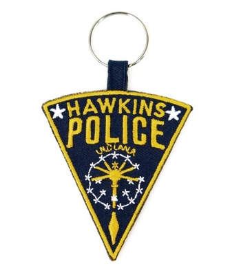 Tkany brelok Stranger Things Hawkins Police