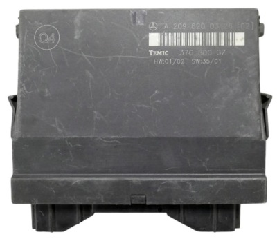 Модуль mercedes clk w209 a2098200326 376800gz + программирование фото №1