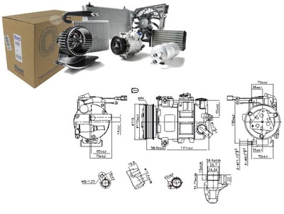 КОМПРЕССОР КОНДИЦИОНЕРА AUDI A6 C7 2.0D 01.12-09.18 NISSENS