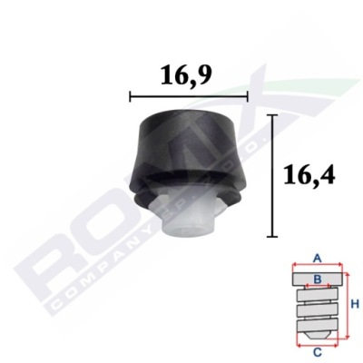 Отбойник gumowo-plastikowy дверь toyota упаковка 5 sztuk фото №1