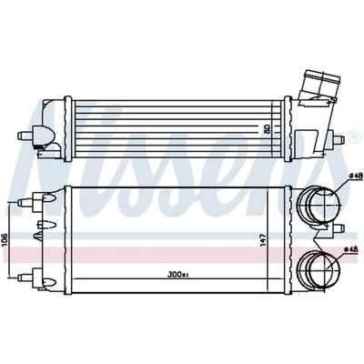 RADUADOR AIRE DE CARGA NISSENS 96553  