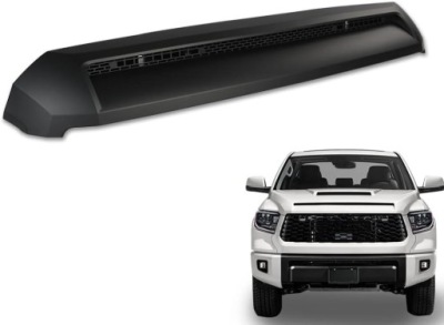 Молдинг накладки верхній решітка радіатора капот czarna матова toyota tundra 2014-2021 фото №1