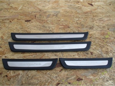 Santa fe iii молдинг накладки захист поріг комплект фото №1