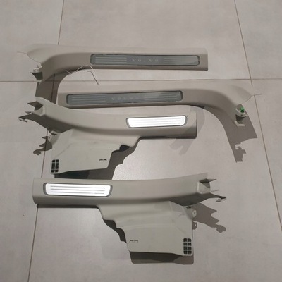 Накладки накладки порогові volvo s90 фото №1