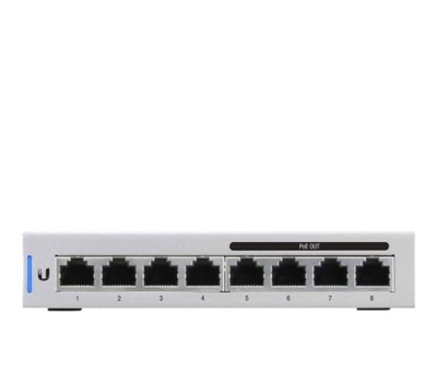 Switch biurkowy Ubiquiti 8p UniFi US-8-60W (8x100/1000Mbit) 4xPoE