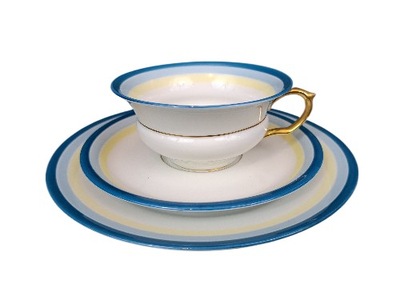 PRZEDWOJENNY ZESTAW ŚNIADANIOWY, TRIO, THOMAS