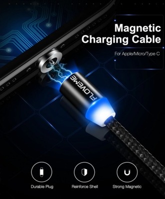 Kabel Magnetyczny FLOVEME 1m MICRO USB