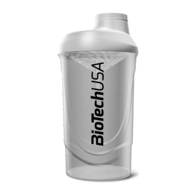 BioTech USA Wave Shaker do białka 600 ml Biały
