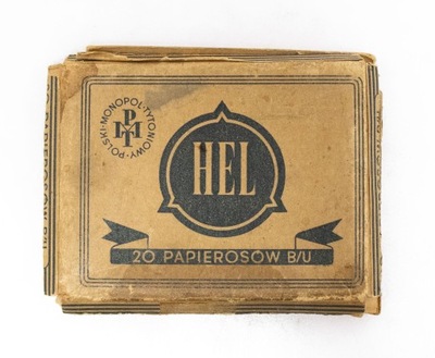 STARE PUDEŁKO PAPIEROSY HEL PRL