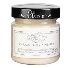 Chrzan tarty z imbirem Eterno 200g