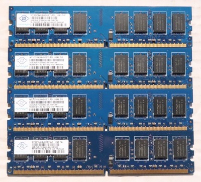 Pamięć 8GB (4x2GB) DDR2 PC2-6400 800MHz NANYA