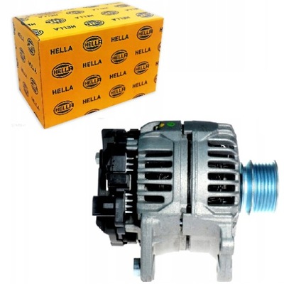 ALTERNADOR HELLA 8EL 011 710-311 AUDI SEAT SKODA VW 90A 14V 6 ROWKOW Ø 56MM  