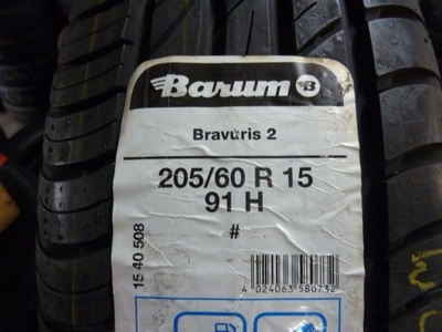 2X NEUMÁTICO NUEVA LETNIA 205/60R15 BARUM BRAVURIS 2 A3416  