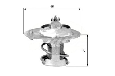 GATES TERMOSTATAS GATES TH06691G1 CHRYSLER VOYAGER 