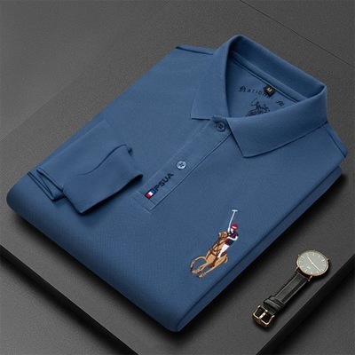 High end luxury brand exquisite embroidered polo s