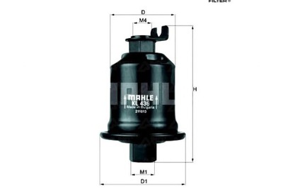 Knecht фильтр топлива mitsubishi carisma, colt v 1.3 фото №1